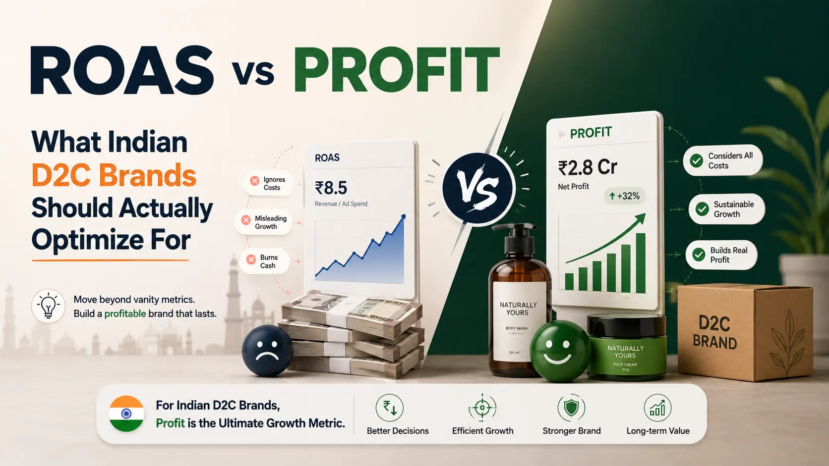 ROAS vs Profit: What Indian D2C Brands Should Actually Optimize For